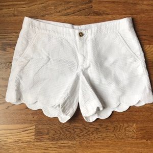 Lilly Pulitzer White Buttercup Shorts